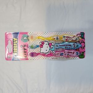 Hello Kitty Firefly 3 pk Toothbrushs